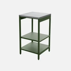 Modulo cucina da esterno in acciaio con 2 ripiani, 49cm
