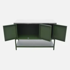 Modulo cucina da esterno in acciaio 3 ante e 1 ripiano, 120cm