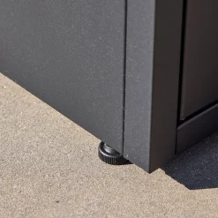 Modulo cucina da esterno in acciaio con 2 ante, 75,5cm