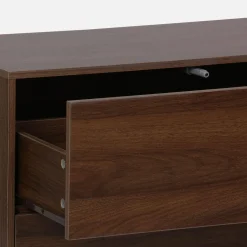 Modulo di stoccaggio decorativo in legno 3 cassetti