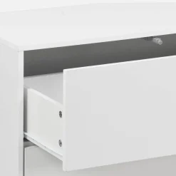 Modulo di stoccaggio decorativo in legno 3 cassetti