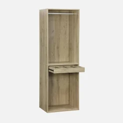 Modulo guardaroba con appendiabiti e portapantaloni