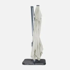 Ombrellone decentrato rettangolare 3x4m con luce LED