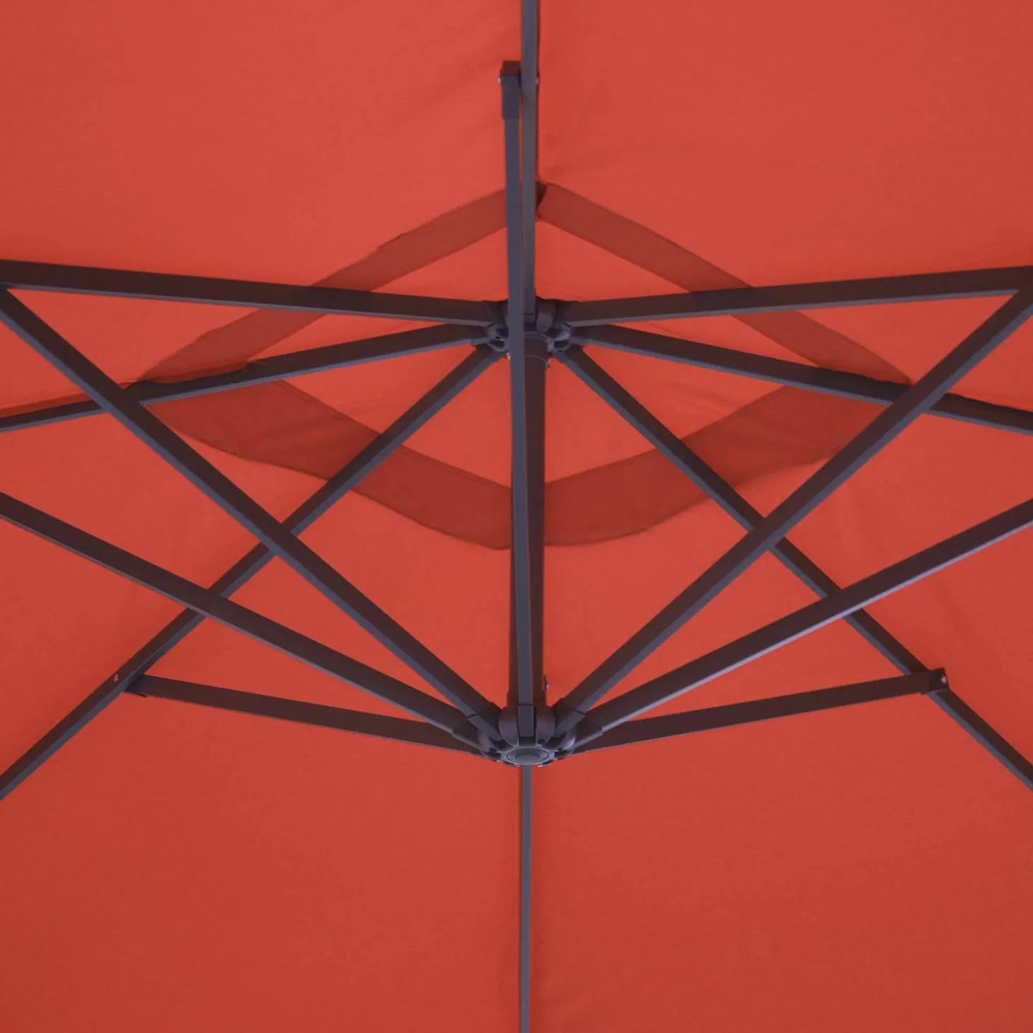 Ombrellone quadrato eccentrico, 3x3m