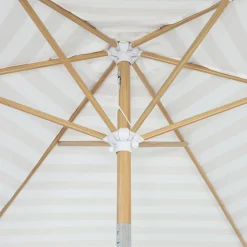 Ombrellone rettangolare asta effetto legno, 3x3m