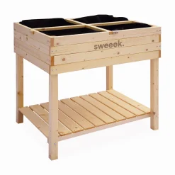 Orto rialzato in legno 80x60x109cm
