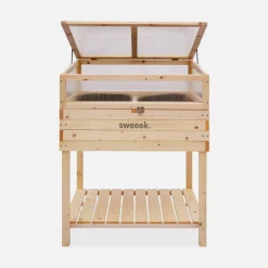 Orto rialzato in legno 80x60x109cm