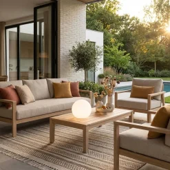 Palla luminosa a LED senza fili, per interni/esterni, 16 colori