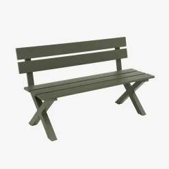 Panca da giardino in alluminio, 2 posti