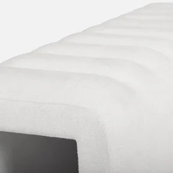 Panca, fine letto contemporaneo tessuto