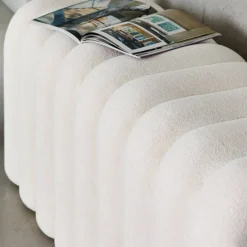 Panca, fine letto contemporaneo tessuto
