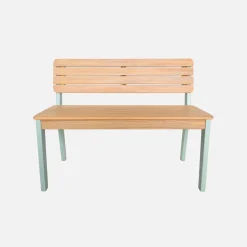 Panchina da giardino per bambini in legno di acacia, 2 posti
