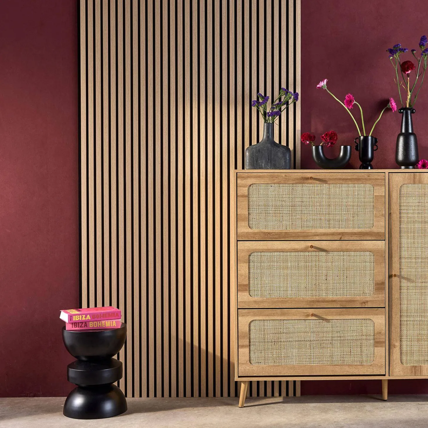 Pannelli decorativi per pareti, legno di rovere