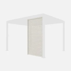 Persiana in alluminio da 1.3m per pergola a lamelle Triomphe
