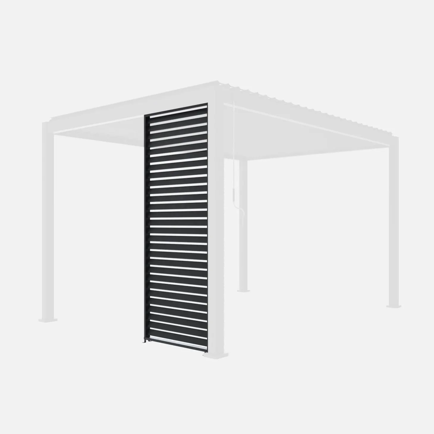 Persiana 1m in alluminio per pergola biocllimatica