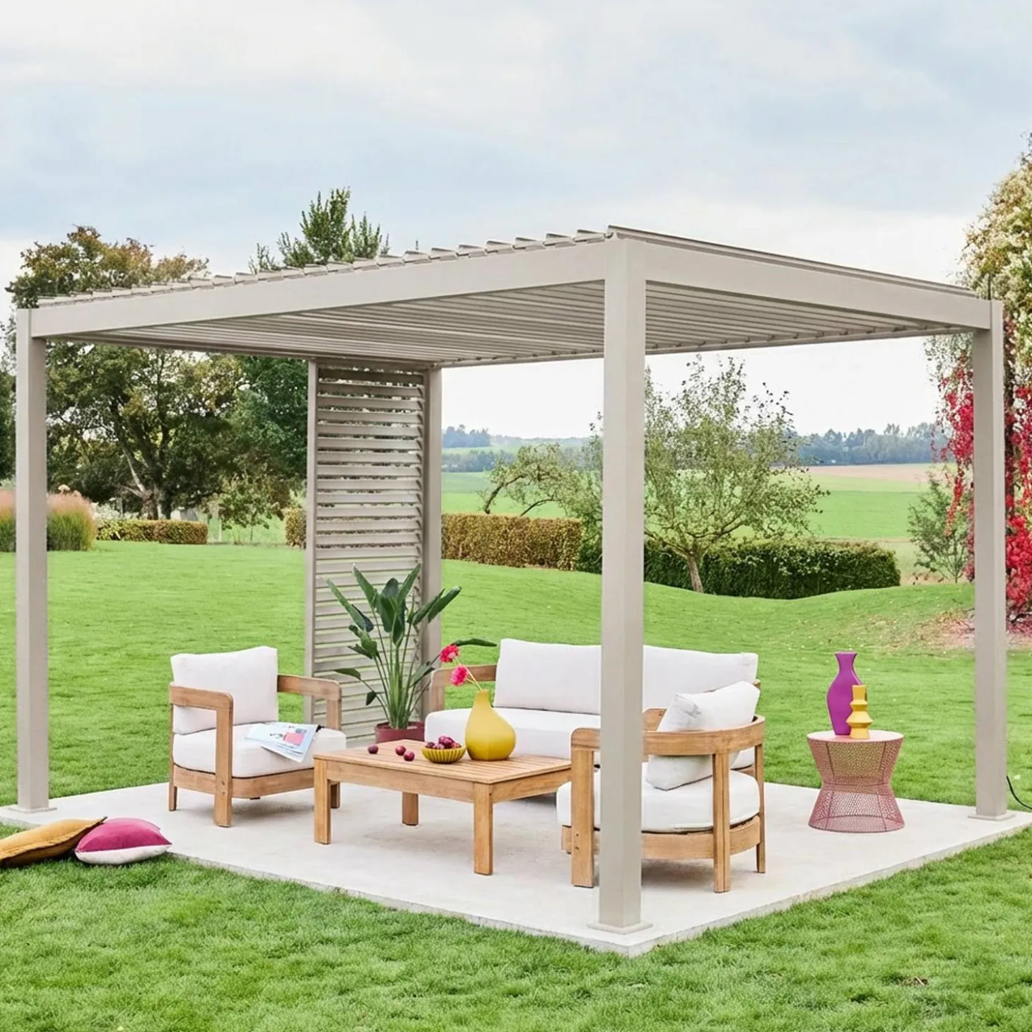 Persiana 1m in alluminio per pergola biocllimatica