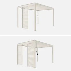 Persiana 1m in alluminio per pergola biocllimatica