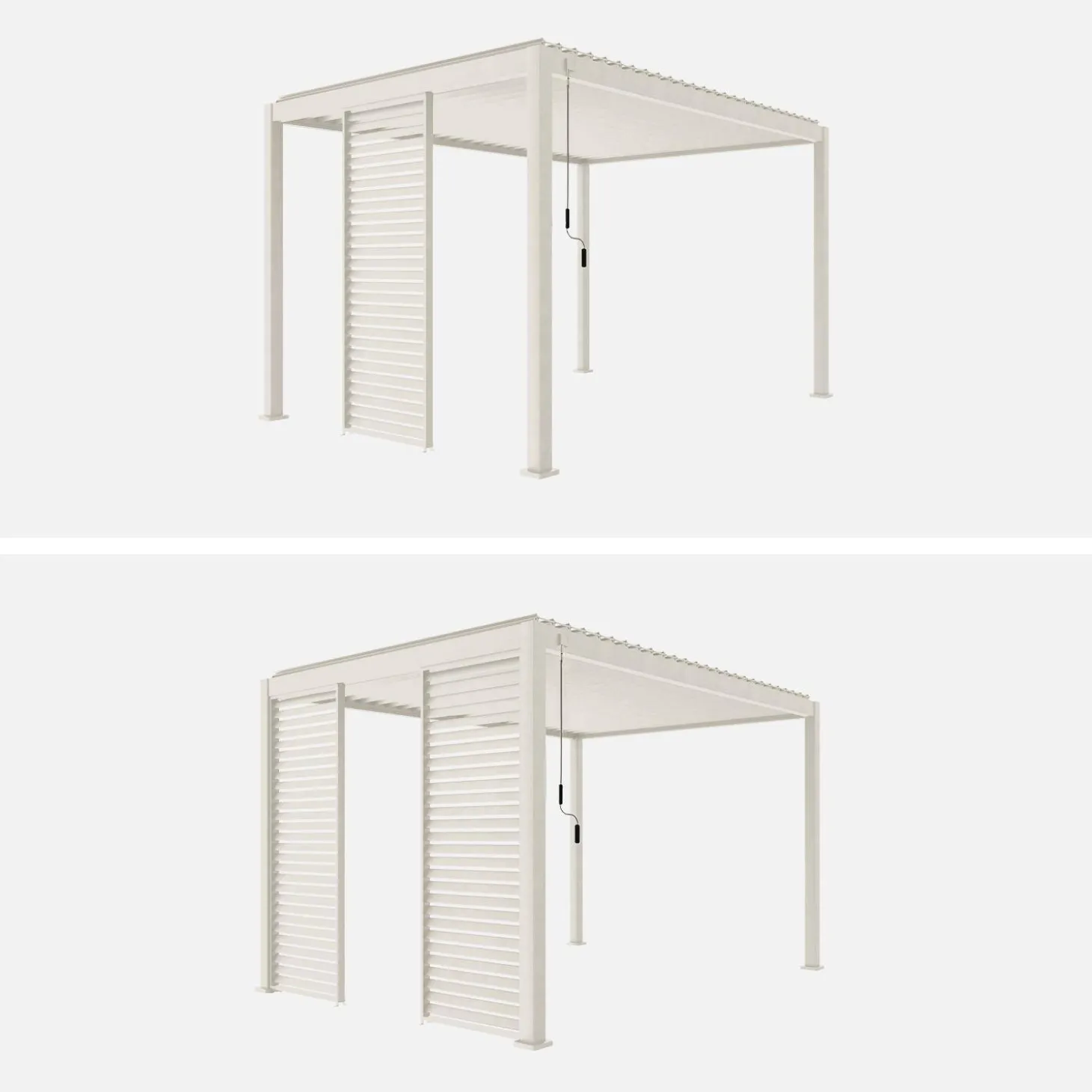 Persiana 1m in alluminio per pergola biocllimatica