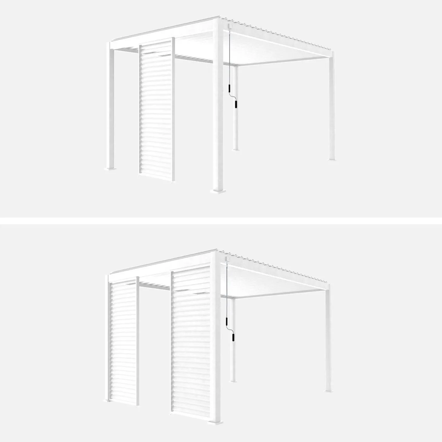 Persiana 1m in alluminio per pergola biocllimatica