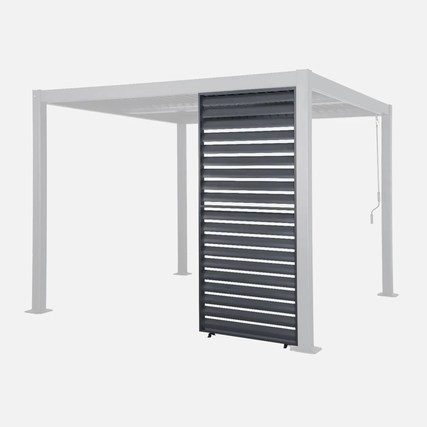 Persiana 1m in alluminio per pergola bioclimatica