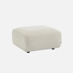 Poggiapiedi per divano Wallas bouclé