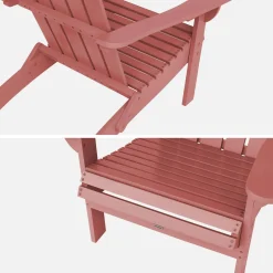 Poltrona in legno di acacia con braccioli