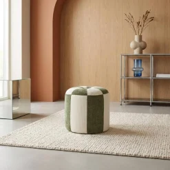 Pouf per bambini in tessuto ciniglia