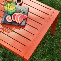Salotto da giardino in alluminio, 4 posti