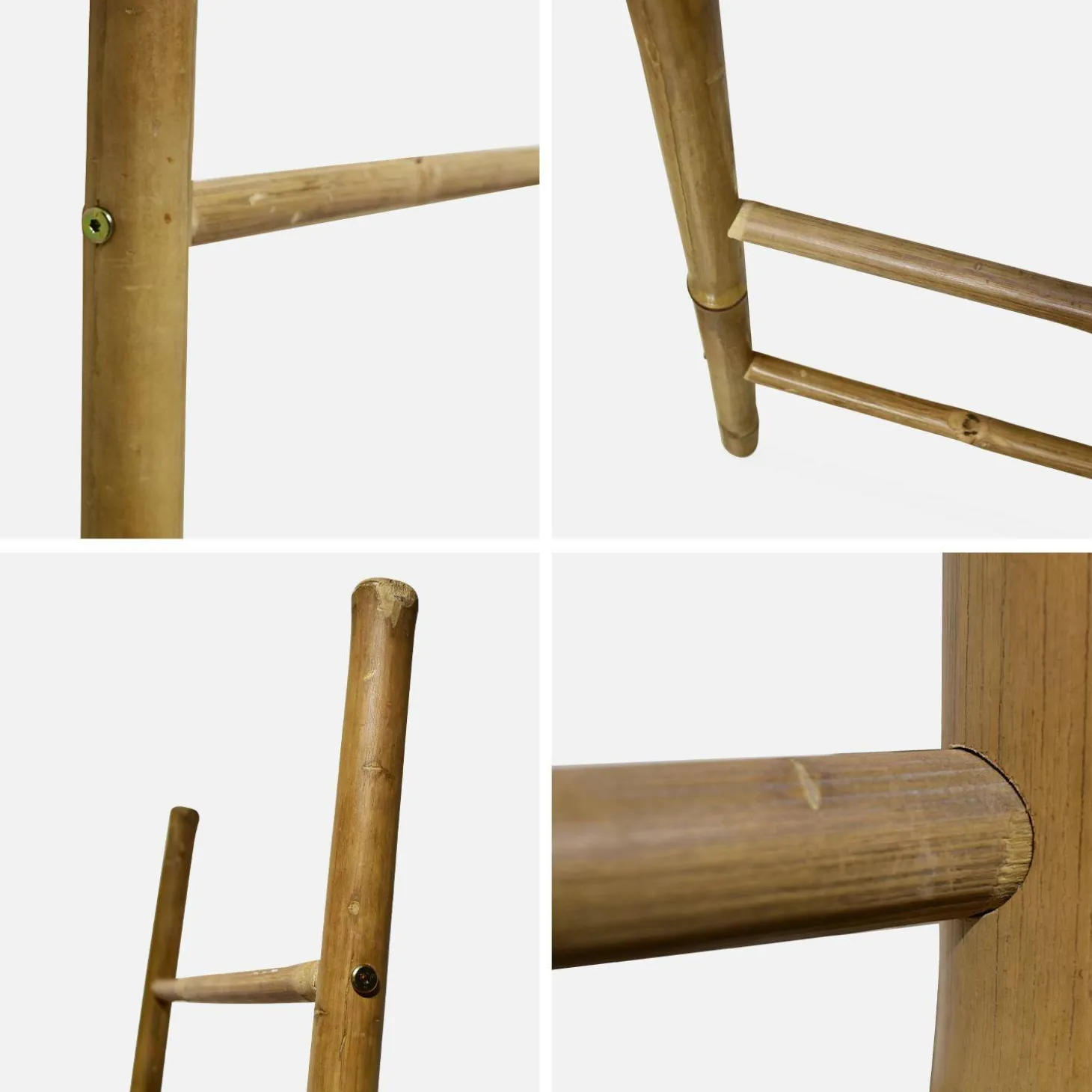 Scala decorativa in bambù con 6 montanti