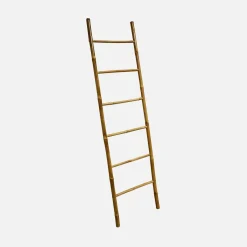 Scala decorativa in bambù con 6 montanti