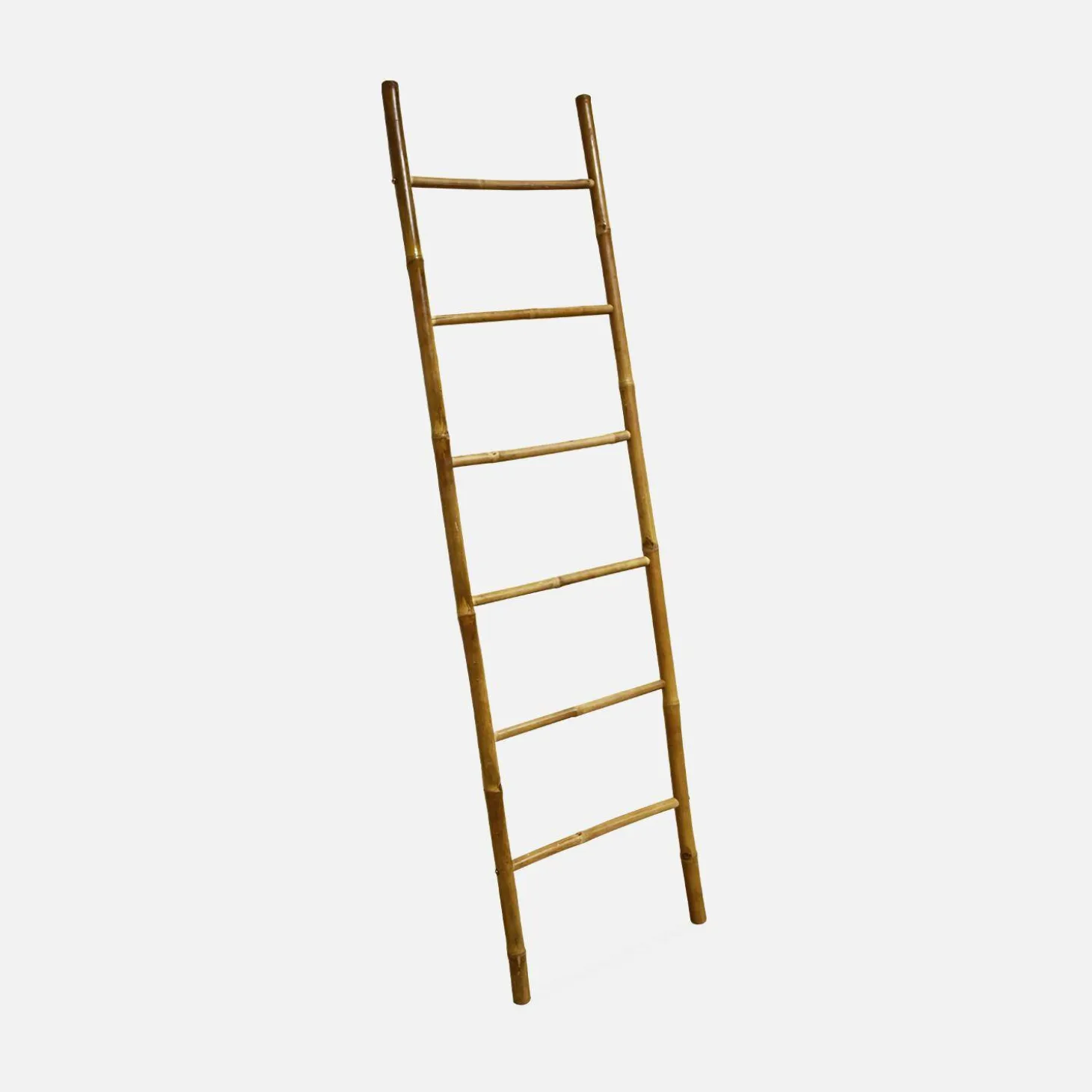 Scala decorativa in bambù con 6 montanti