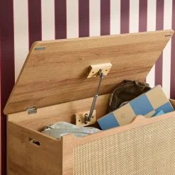 Scatola per giocattoli in legno per bambini