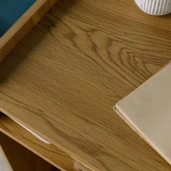 Scrivania decorazione legno 2 cassetti di stoccaggio