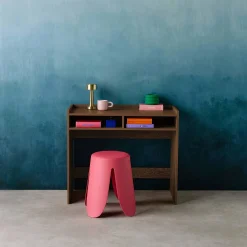 Scrivania decorazione legno 2 cassetti di stoccaggio