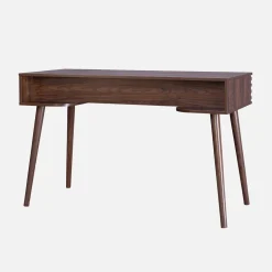 Scrivania effetto legno 2 cassetti