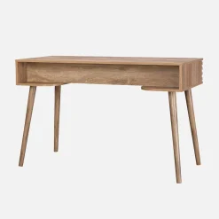 Scrivania effetto legno 2 cassetti
