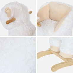 Sedia a dondolo pecorella per bambini