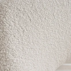 Sedia da ufficio bouclé con rotelle
