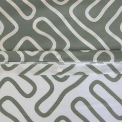Set biancheria da letto in microfibra reversibile con fantasia, 2 posti