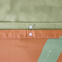 Set biancheria da letto in microfibra reversibile con stampa savana, 140cm