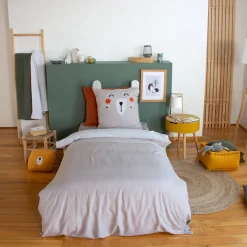Set biancheria da letto in microfibra reversibile stampato foresta d'autunno, 140cm
