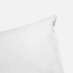 Set biancheria da letto in percalle di cotone bianco