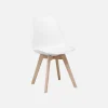 Set da pranzo composto da tavolo quadrato e 2 sedie, 70cm