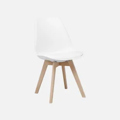 Set da pranzo composto da tavolo quadrato e 2 sedie, 70cm