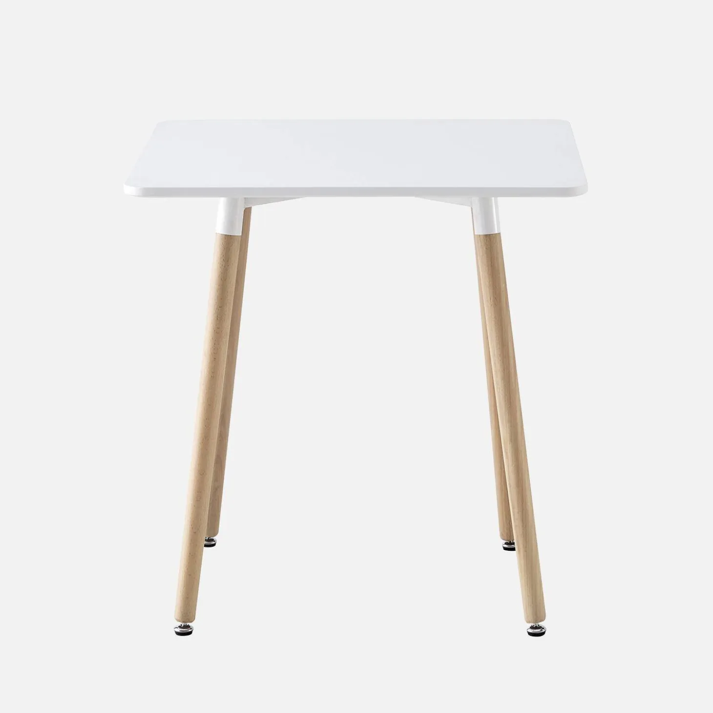 Set da pranzo composto da tavolo quadrato e 2 sedie, 70cm