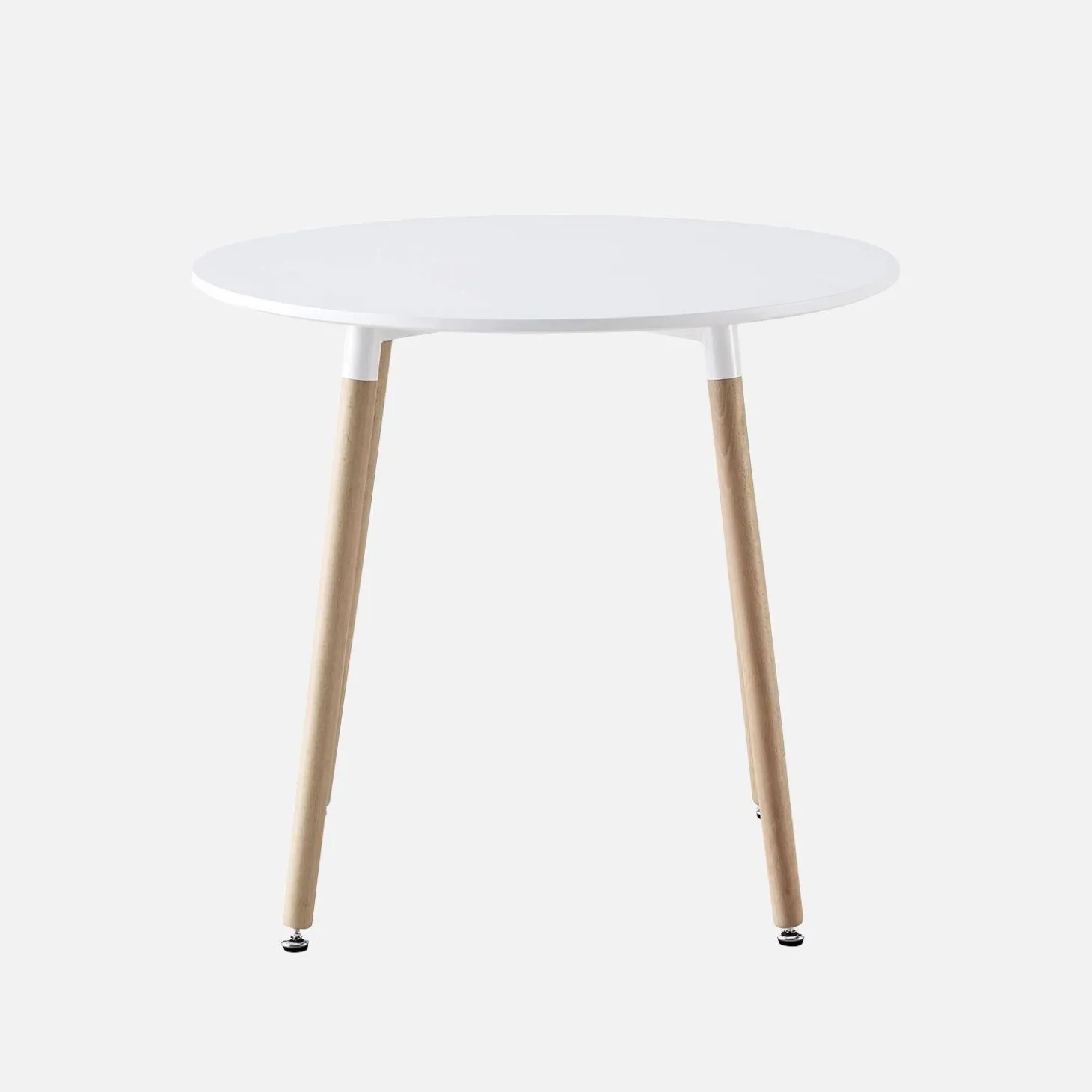 Set da pranzo tondo e 2 sedie, 80cm