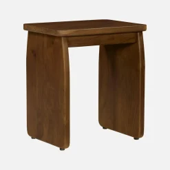 Set di 2 comodini esotici in legno di acacia