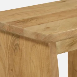 Set di 2 comodini esotici in legno di acacia