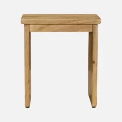 Set di 2 comodini esotici in legno di acacia