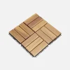 Set di piastrelle per patio in legno, 30x30cm